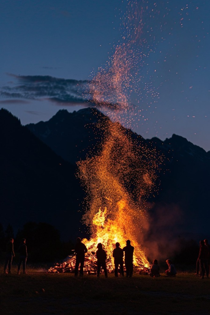 Johannifeuer in Grainau Auszeit im Alpenhof