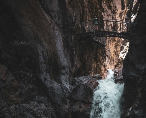 Blick in die Höllentalklamm