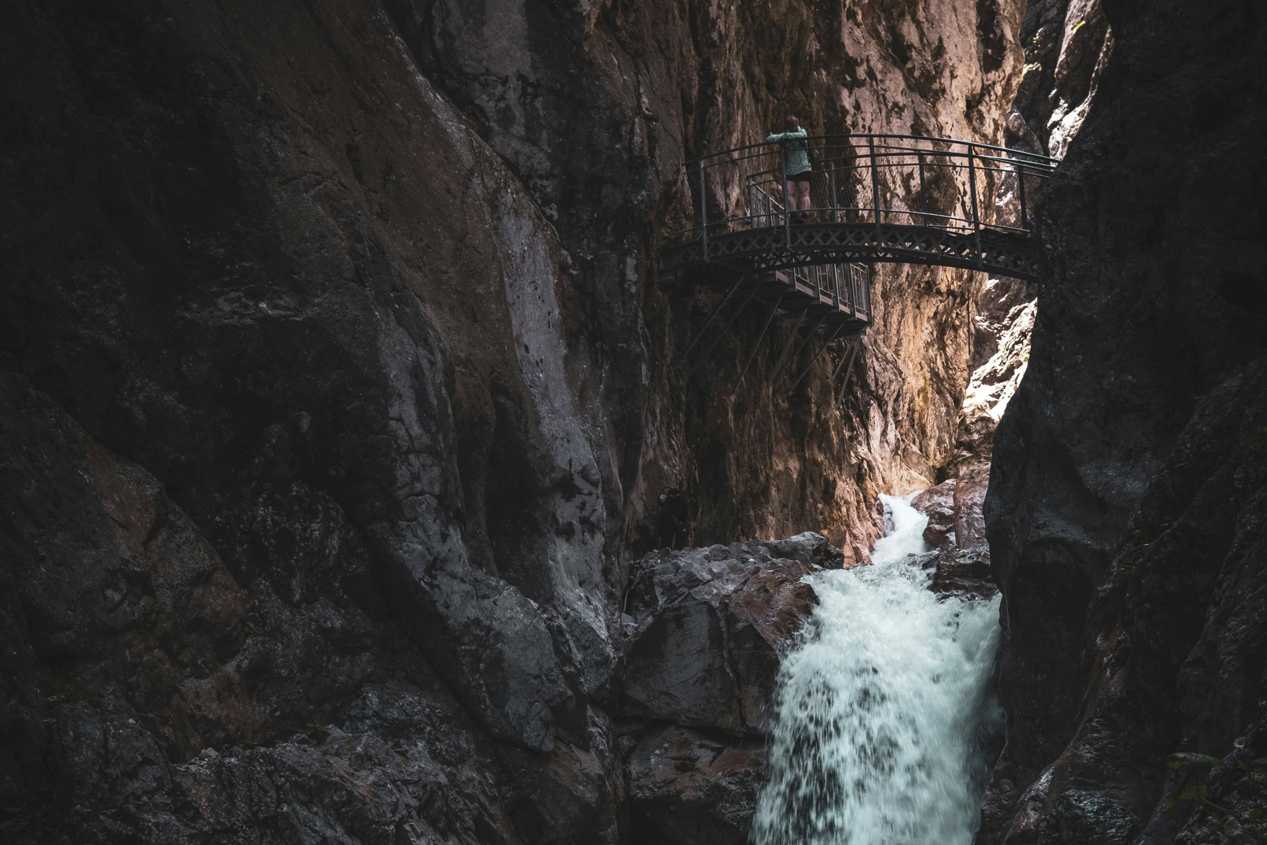 Blick in die Höllentalklamm